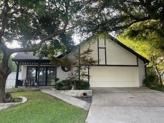 2510 Plumdale Dr, Carrollton, TX 75006 - view of front of house featuring concrete driveway and a garage