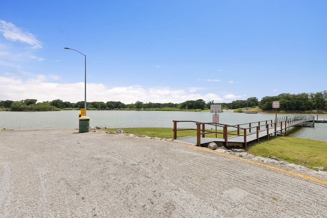 107 Barkley Dr, Hickory Creek, TX 75065 - dock area with a water view