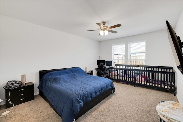 10407 Twisting Springs Dr, Aubrey, TX 76227 - bedroom with carpet floors and ceiling fan