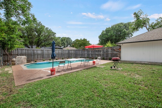 9718 Burney Dr, Dallas, TX 75243 - view of swimming pool featuring a patio area
