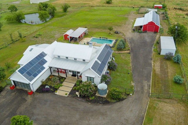 1234 Shelby Ln, Celina, TX 75009 - aerial view of sparsely populated area with a nearby body of water