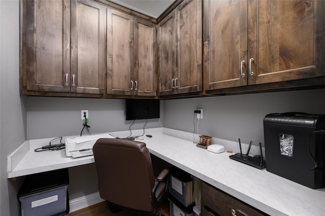 2113 Twin Creeks Cir, Pilot Point, TX 76258 - office with built in desk