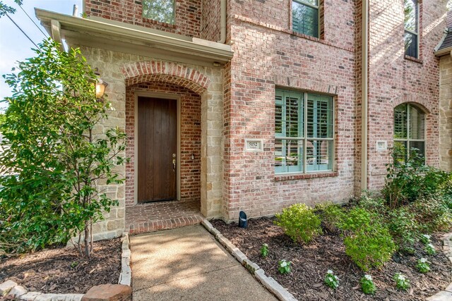 5152 Vickery Blvd, Dallas, TX 75206 - view of exterior entry with brick siding