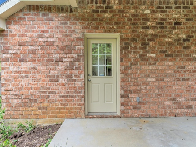 1536 Valley Creek Rd, Denton, TX 76205 - doorway to property with brick siding