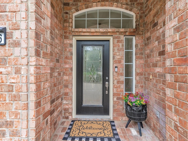 1536 Valley Creek Rd, Denton, TX 76205 - view of exterior entry with brick siding