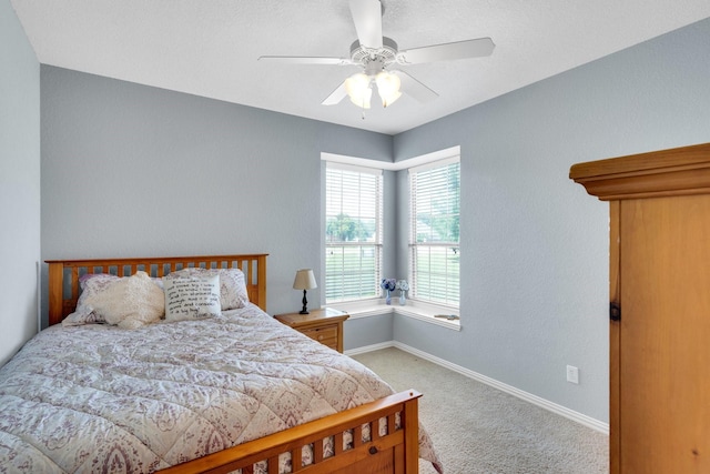 3630 Billy Ray Rd, Midlothian, TX 76065 - carpeted bedroom featuring baseboards and a ceiling fan