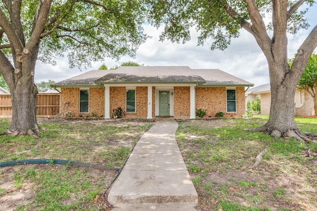 3113 E Park Blvd, Plano, TX 75074 - single story home with brick siding and a shingled roof
