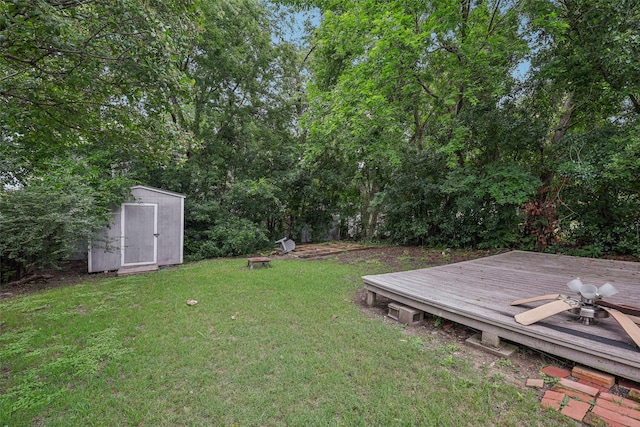 604 N Benge St, Mckinney, TX 75069 - view of grassy yard with a deck
