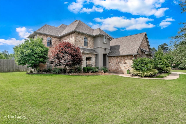 187 Waters Edge Dr, Shreveport, LA 71106 - french provincial home featuring brick siding and a shingled roof