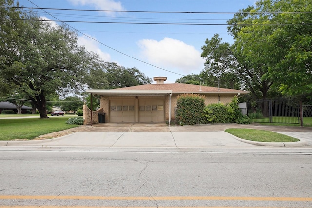 7200 Brooks Ave, Richland Hills, TX 76118 - view of front of house with brick siding, a garage, and driveway