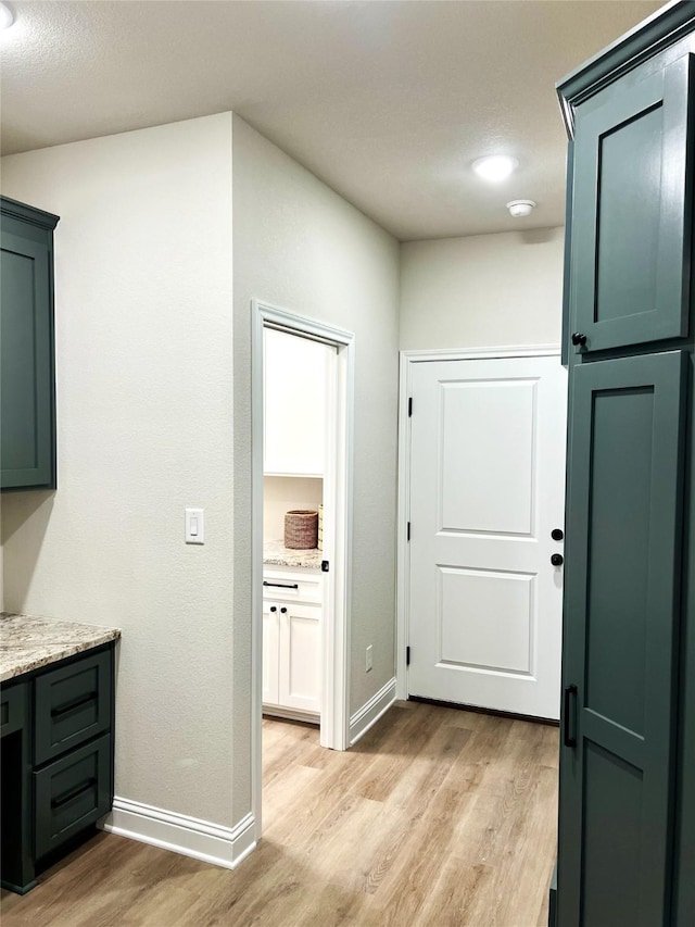 358 Frederick Dr, Robinson, TX 76706 - hallway featuring light wood finished floors and baseboards