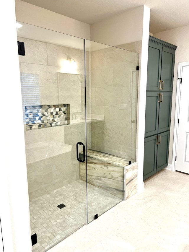 358 Frederick Dr, Robinson, TX 76706 - full bathroom featuring a shower stall and tile patterned flooring