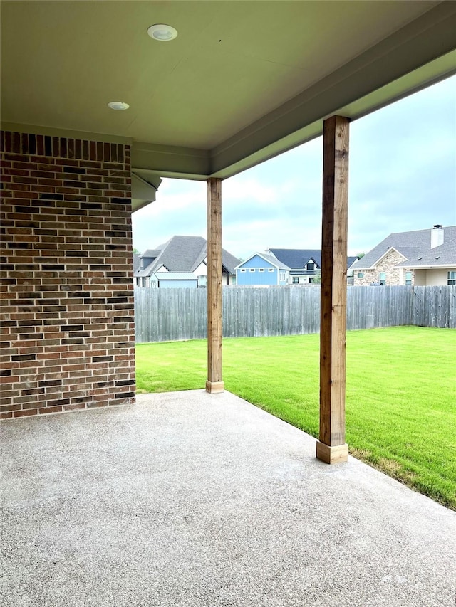 358 Frederick Dr, Robinson, TX 76706 - view of patio featuring a residential view