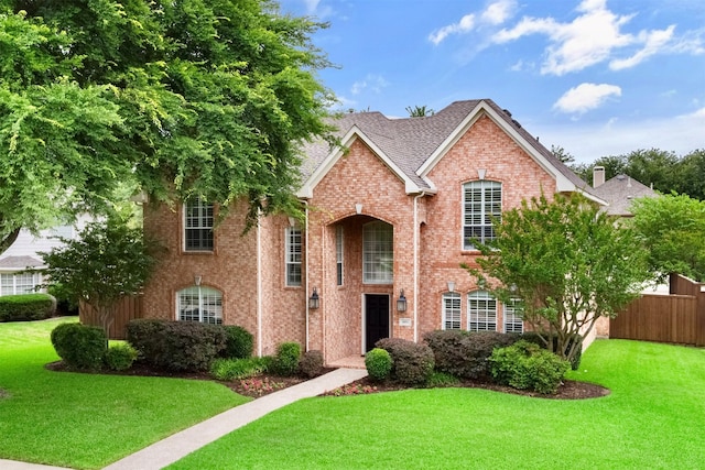 1405 San Mateo Dr, Allen, TX 75013 - traditional-style house featuring brick siding and a shingled roof