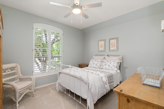 1405 San Mateo Dr, Allen, TX 75013 - carpeted bedroom featuring baseboards and ceiling fan