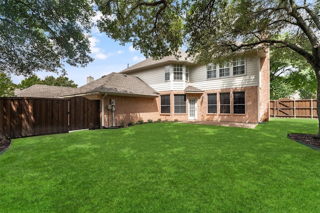 1405 San Mateo Dr, Allen, TX 75013 - back of property featuring a gate and brick siding