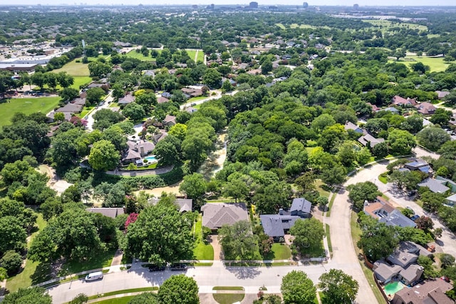 6737 Lake Shore Dr, Garland, TX 75044 - aerial perspective of suburban area