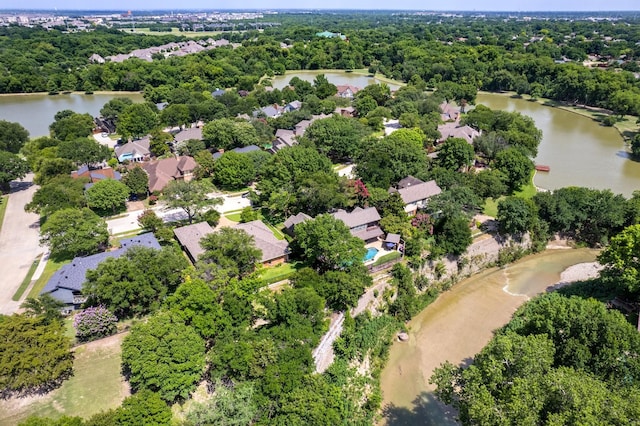 6737 Lake Shore Dr, Garland, TX 75044 - aerial view of residential area featuring a nearby body of water