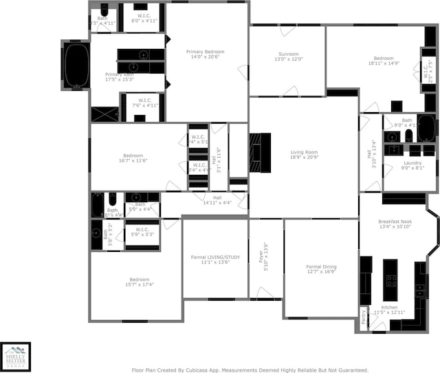 6737 Lake Shore Dr, Garland, TX 75044 - view of floor plan / room layout