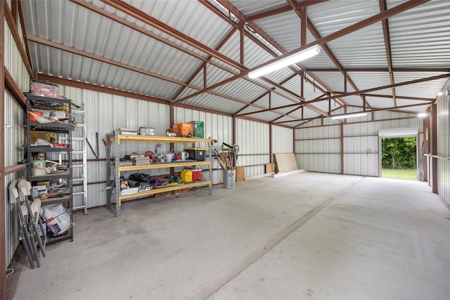 2144 County Road 4535, Whitewright, TX 75491 - garage with metal wall