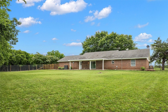 2144 County Road 4535, Whitewright, TX 75491 - back of property with brick siding