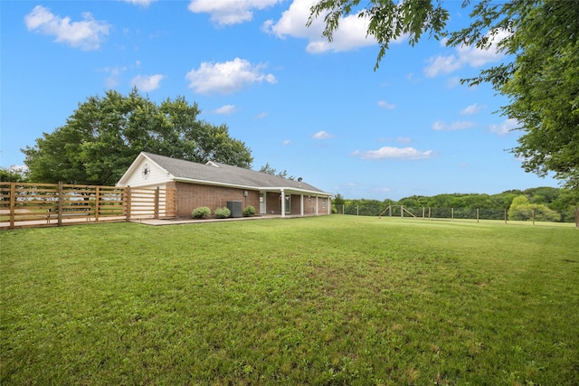 2144 County Road 4535, Whitewright, TX 75491 - view of yard featuring central AC