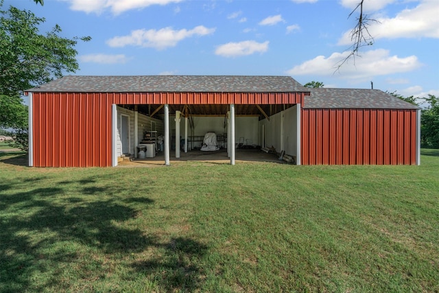 7317 E Fm 917, Alvarado, TX 76009 - view of pole building featuring a yard
