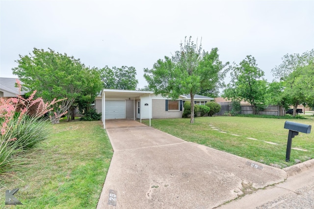 25 Spears Cir, Abilene, TX 79601 - ranch-style home featuring driveway and a carport