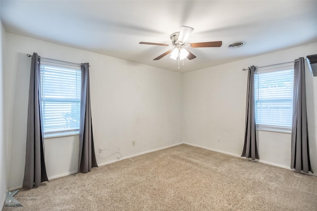 25 Spears Cir, Abilene, TX 79601 - carpeted empty room with ceiling fan, healthy amount of natural light, and baseboards