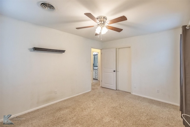 25 Spears Cir, Abilene, TX 79601 - unfurnished bedroom featuring carpet, baseboards, a closet, and ceiling fan
