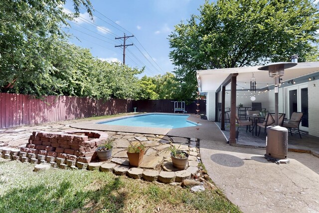 5405 Westhaven Dr, Fort Worth, TX 76132 - view of pool featuring a fenced backyard and a patio