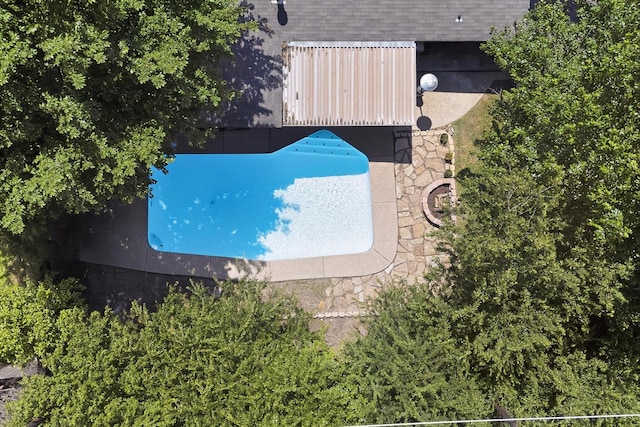 5405 Westhaven Dr, Fort Worth, TX 76132 - drone / aerial view of a pool area