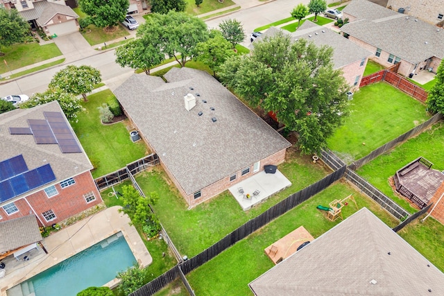 515 Angela Ln, Euless, TX 76039 - aerial view of residential area