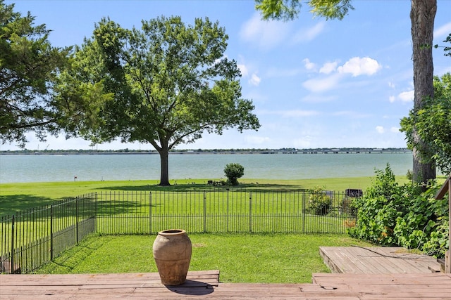 5556 Canada Ct, Rockwall, TX 75032 - view of yard with a water view