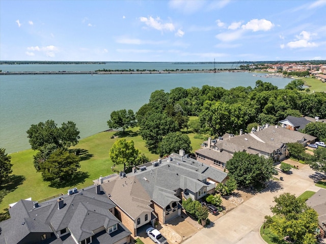 5556 Canada Ct, Rockwall, TX 75032 - aerial perspective of suburban area with a large body of water