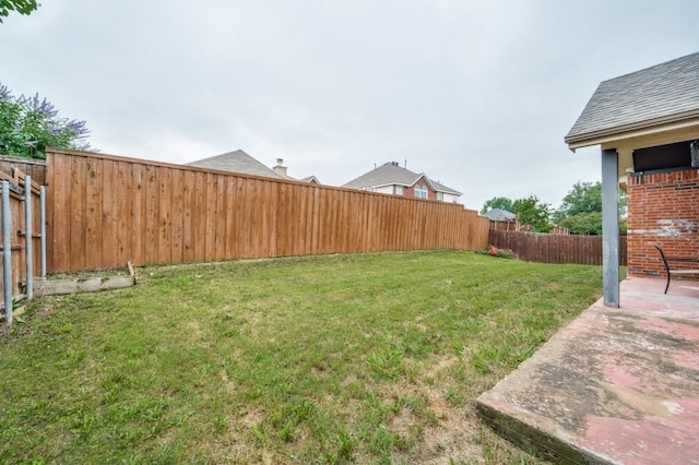 1004 Broken Spoke Dr, Little Elm, TX 75068 - view of yard with a patio area