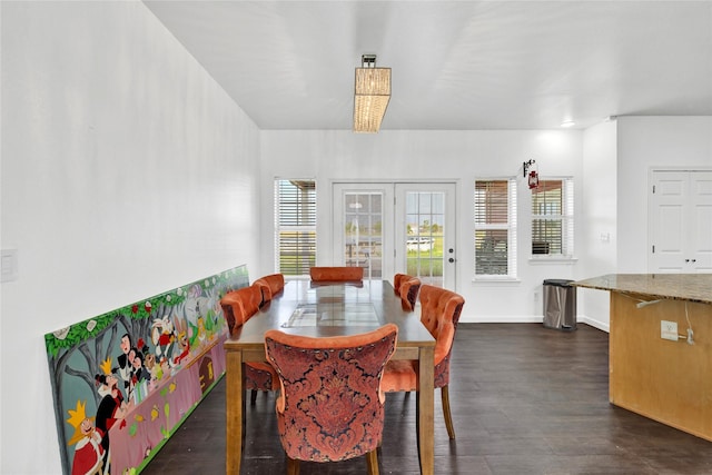 1650 Fm 36 S, Caddo Mills, TX 75135 - dining area with plenty of natural light, dark wood-style flooring, and baseboards