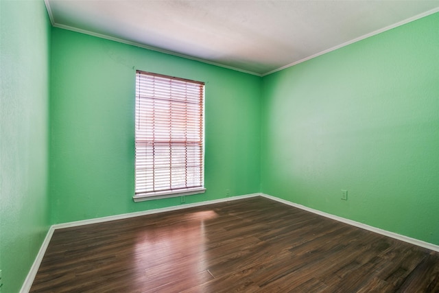 4012 Shackelford Dr, Mesquite, TX 75150 - empty room with plenty of natural light, dark wood-type flooring, and ornamental molding