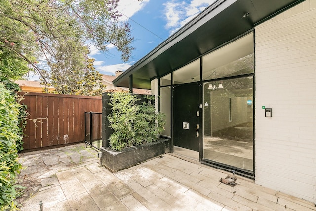 11417 Park Central Pl, Dallas, TX 75230 - view of patio / terrace with a gate