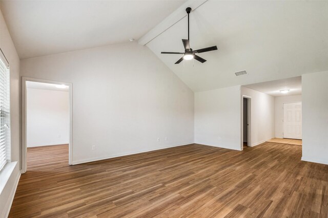 1206 Lombardy Dr, Princeton, TX 75407 - spare room featuring a ceiling fan and wood finished floors