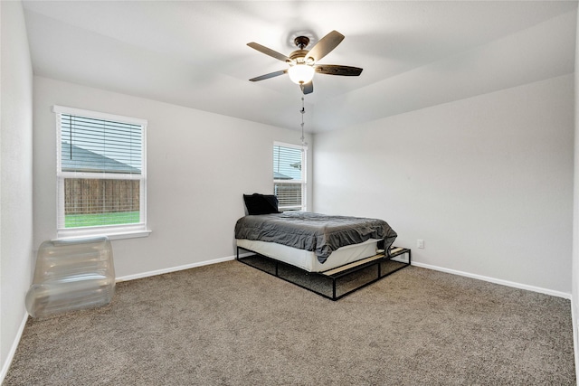 16561 Portage St, Justin, TX 76247 - carpeted bedroom with baseboards and ceiling fan