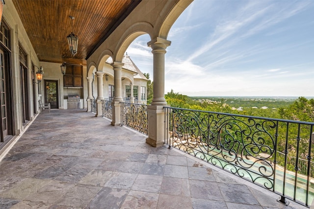 2145 Grand View Ct, Cedar Hill, TX 75104 - view of patio / terrace with a balcony
