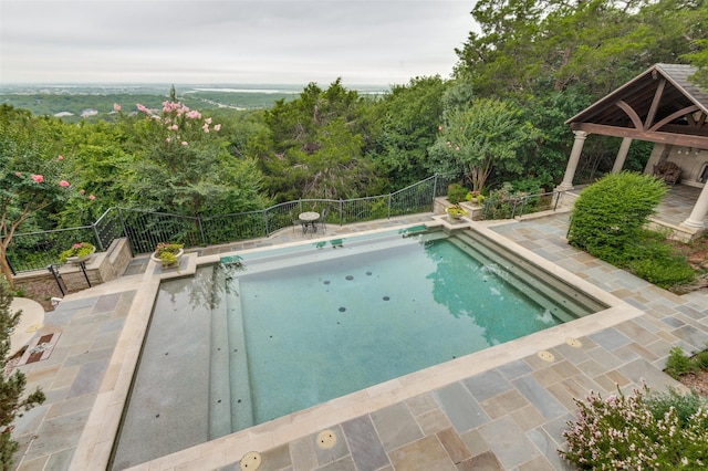 2145 Grand View Ct, Cedar Hill, TX 75104 - view of swimming pool featuring a patio area and a gazebo