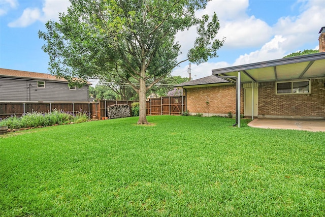 11406 Drummond Dr, Dallas, TX 75228 - view of yard with a patio area