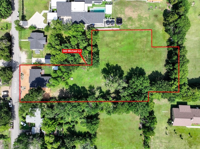 360 Michael Ln, Sunnyvale, TX 75182 - aerial perspective of suburban area