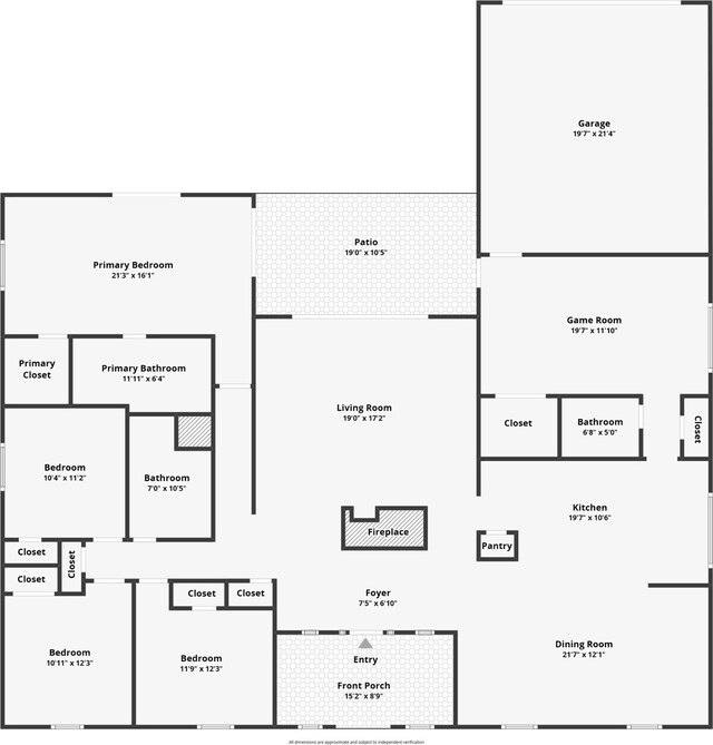 6607 Leameadow Dr, Dallas, TX 75248 - property floor plan