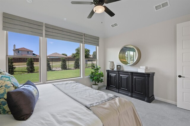 1417 Red Clover Ave, Van Alstyne, TX 75495 - carpeted bedroom with baseboards and ceiling fan