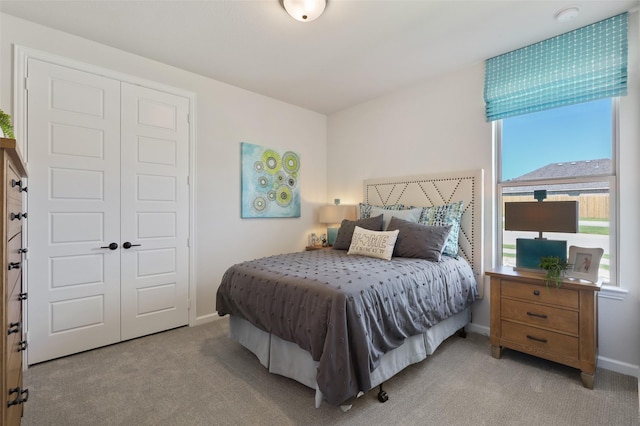 1417 Red Clover Ave, Van Alstyne, TX 75495 - carpeted bedroom with baseboards and a closet