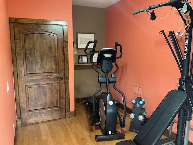 2250 Vz County Road 2301, Canton, TX 75103 - exercise area featuring wood finished floors
