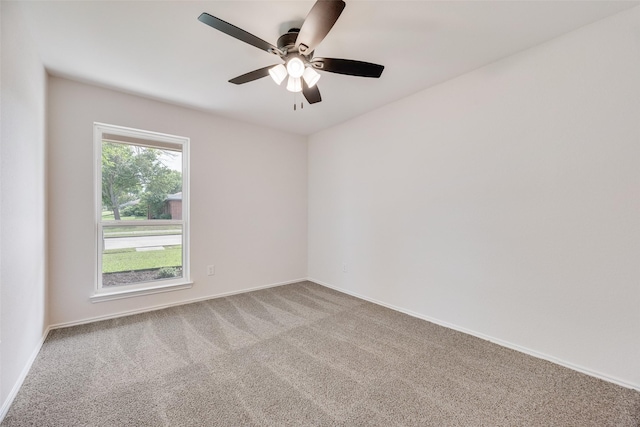 6102 Azalea Dr, Rowlett, TX 75089 - carpeted empty room with ceiling fan and baseboards